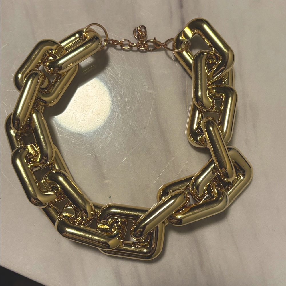Gold Chunky Necklace